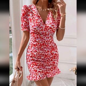 Shein Women's All-Over Print Dress - Size S